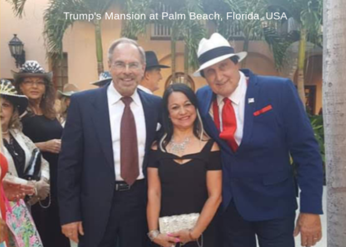 Bobby Smith At Trump Mansion Palm Beach Florida USA with Media One Boss (2)